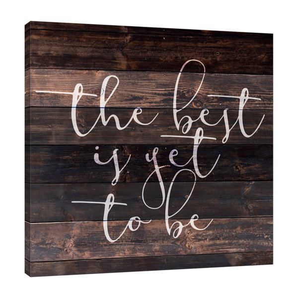 JaxsonRea The Best On Canvas by Kimberly Allen Print Wayfair